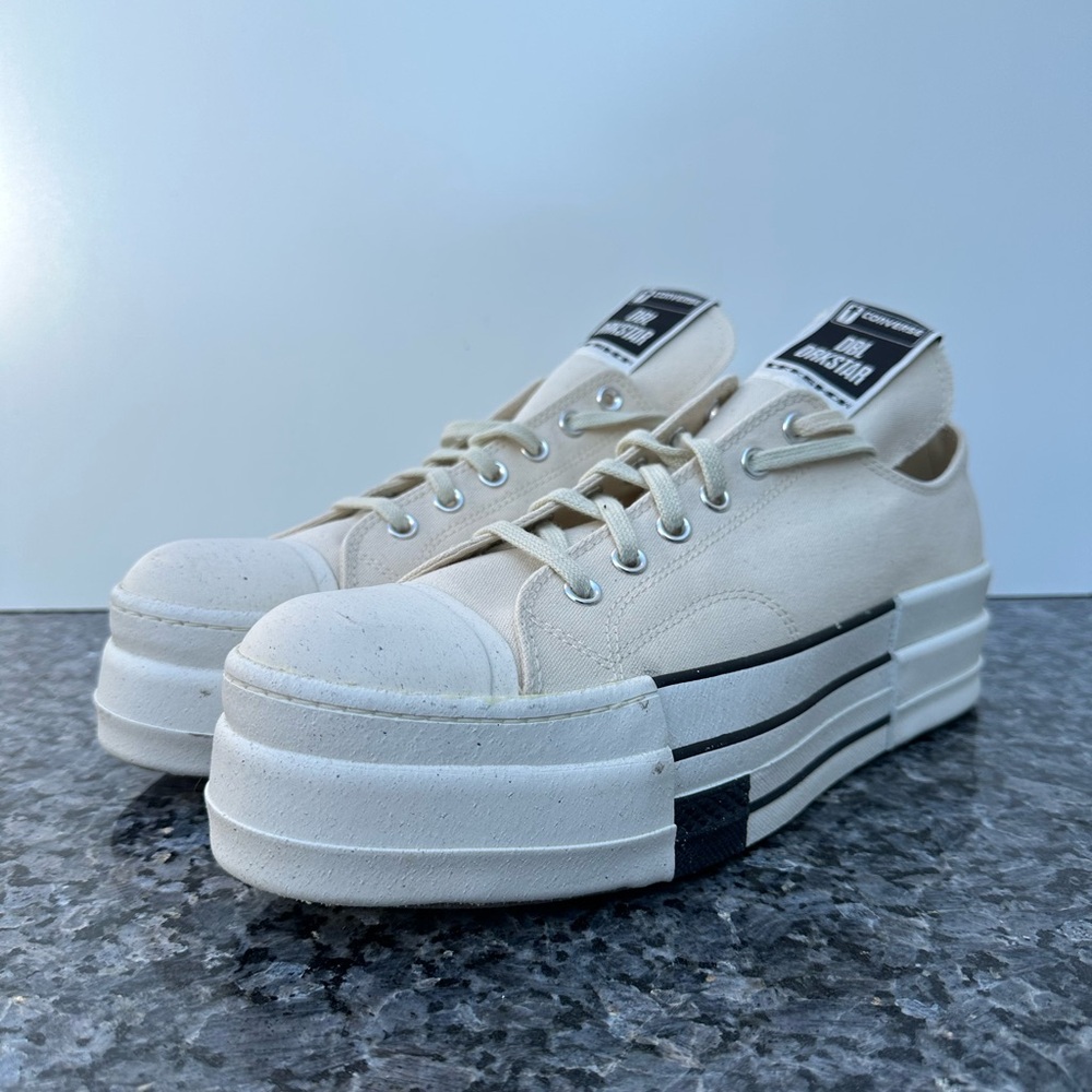 Converse Rick Owens x DRKSHDW DBL DRKSTAR Chuck 70 Low 'Natural Ivory' Men 11.5